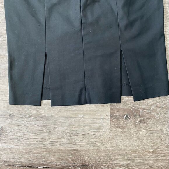 Gap Y2K Black Pencil Skirt Gapstretch Slits on Back SZ 4 - Picture 12 of 13